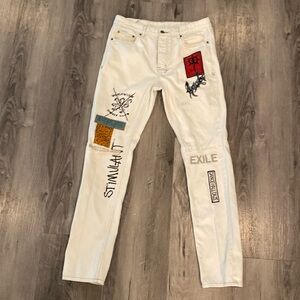 Ksubi Jeans Chitch Retox White Size 33
